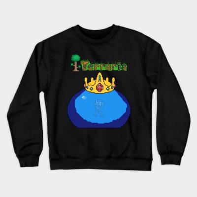 Funny Gifts Boys Girls Action Game Character Anima Crewneck Sweatshirt Official Terraria Merch