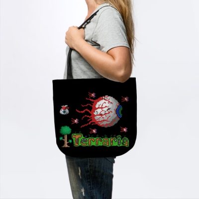 Manga Vintage Retro Gamers Character Animated Tote Official Terraria Merch