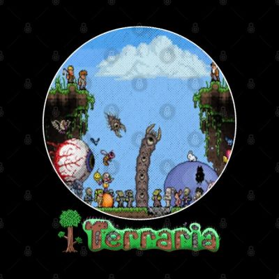 Mens Funny Minecraft Cartoon Character Tapestry Official Terraria Merch