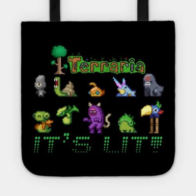 Retro Green Animations Characters Tote Official Terraria Merch