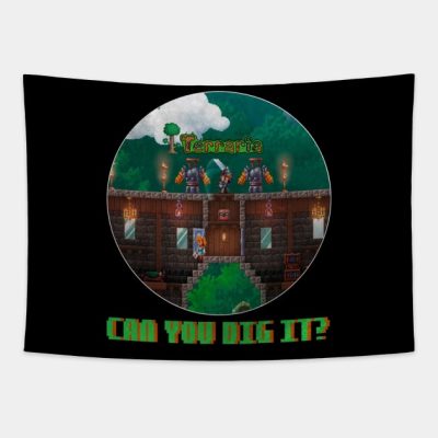 Vintage Tree Cartoon Character Tapestry Official Terraria Merch