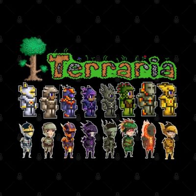 Women Men Action Game Character Game Tapestry Official Terraria Merch