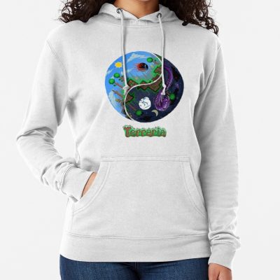 Terraria Game Night And Day Horror Design Hoodie Official Terraria Merch