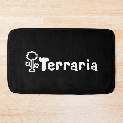 Terraria Merch Terraria Logo Bath Mat Official Terraria Merch