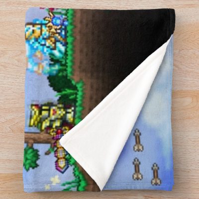 Terraria Game - Artwork Throw Blanket Official Terraria Merch