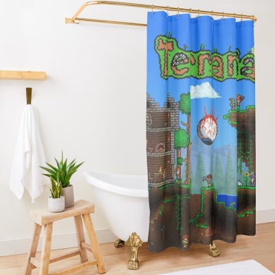 Terraria - Indie Game Shower Curtain Official Terraria Merch