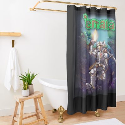 Needed Gifts Terraria Game Christmas Shower Curtain Official Terraria Merch