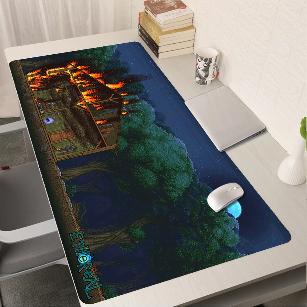 Terraria Mouse Pad Xl Gamer Keyboard Mat PC Gamer Cabinet Deskmat Gaming Computer Mousepad Cute Keyboards 3 - Terrari Store